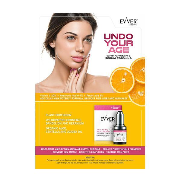 Evver Anti-Aging Anti-Oxidant Face Serum C 25 ml - Dark Circle & Wrinkle Busters