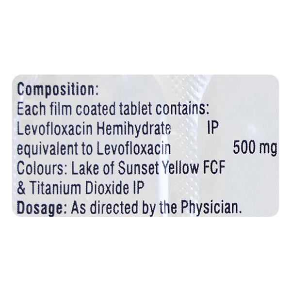 L BAKTERIE 500mg Tablet 10's - Bacterial Infections-Qui