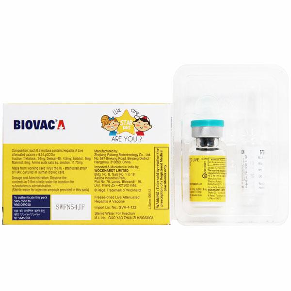 Biovac A Injection 0.5ml - Vaccines