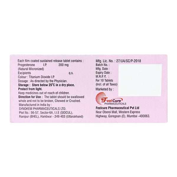 PRORONE SR 200 Tablet 10's - Hormonal Therapy-Oes