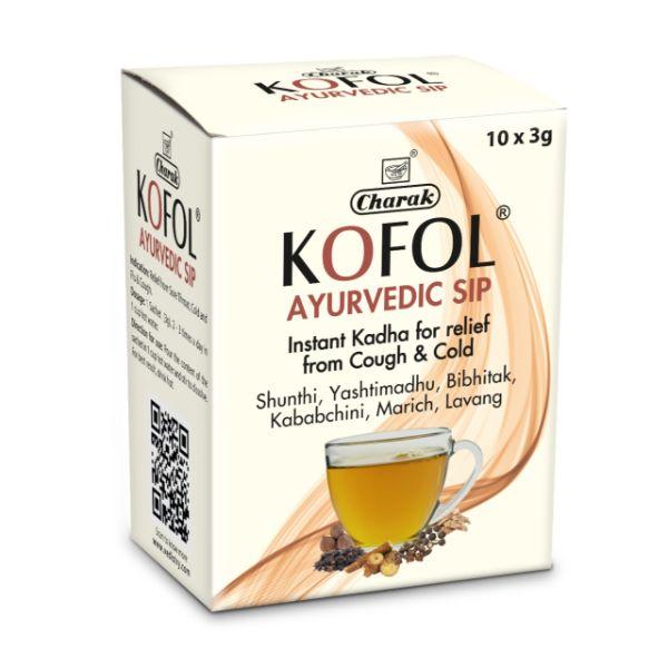 Netmeds | Kofol Ayurvedic Sugar Free Sip Powder (Pack of 10 x 3 gm)