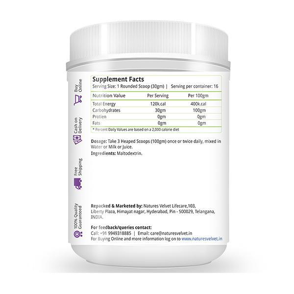 Natures Velvet 100 % Carbs Powder 1000 gm - Health Products