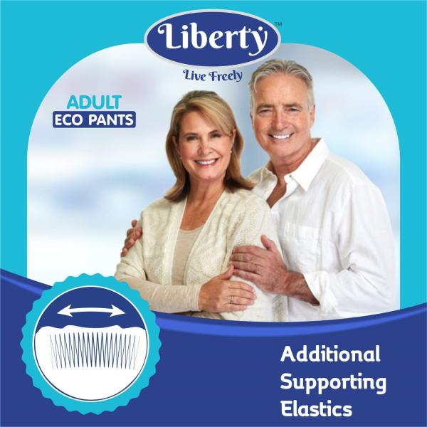 Liberty Eco Adult Diaper Pants (L) 10's - Adult Diapers & Pads