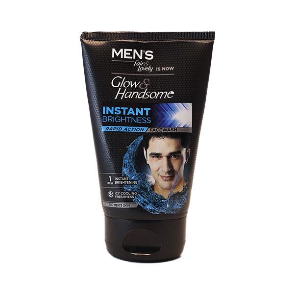 Fair & Lovely Men's Instant Brightness Rapid Action Face Wash 100 gm - Face Wash & Cleansers