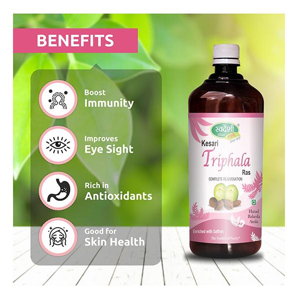 Swadeshi Ayurved Kesari Triphala Ras Juice 500 ml - Ayurvedic Juices
