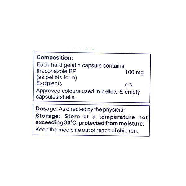 ILASTAR 100mg Capsule 4's - Fungal Infections-Anf