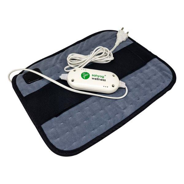 Netmeds | Sahyog Wellness Velvet Orthopaedic Pain Reliever Electric Heating Pad - Grey