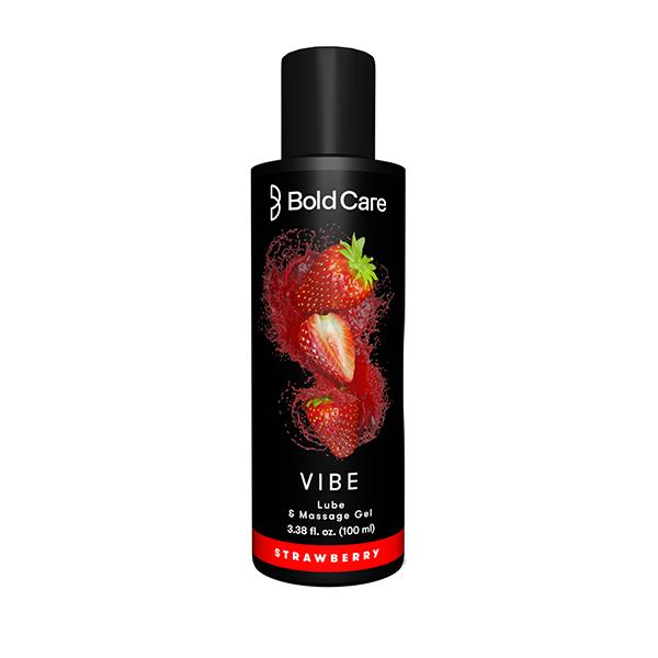 Netmeds | Bold Care Vibe Intimate Lube and Massage Gel - Strawberry 100 ml