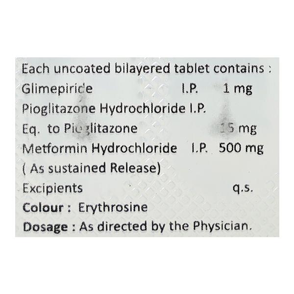 GALLYPRIDE GP 1 Tablet 10's - Diabetes-Ant