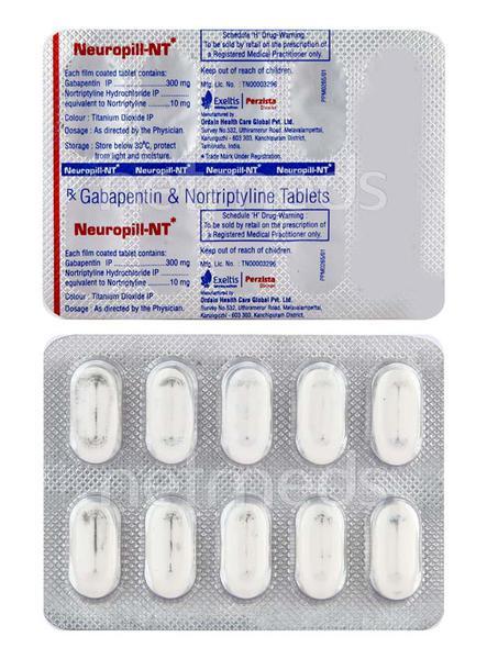 Neuropill NT Tablet 10'S - Neuropathic Pain-Dru