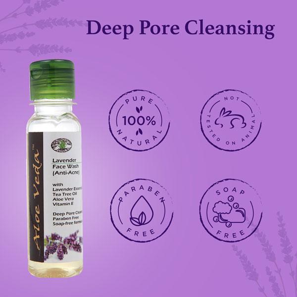 Aloe Veda Anti-Acne Face Wash 100 ml - Face Wash & Cleansers