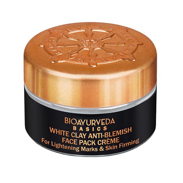 Netmeds | Bioayurveda Basics White Clay Anti-Blemish Face Pack Creme 20 gm