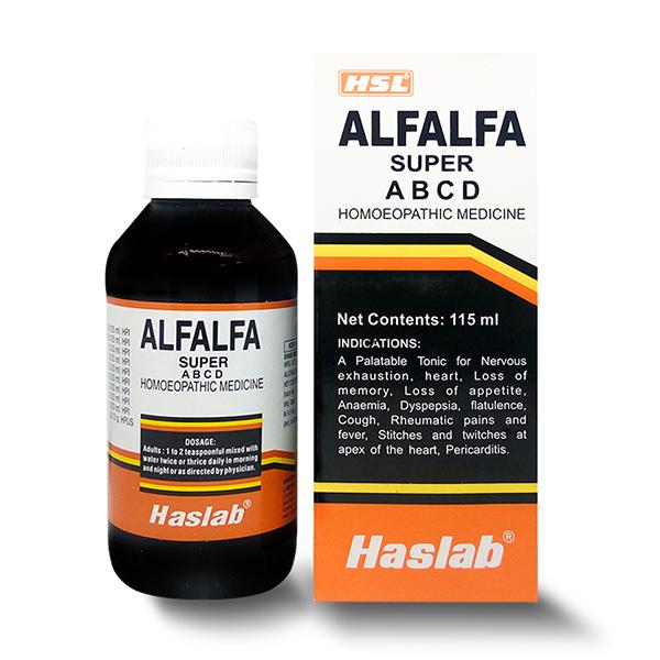 Haslab Alfalfa Super ABCD SF Tonic 115 ml - Speciality Medicine