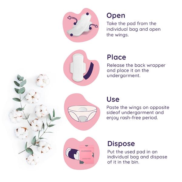 Sanfe Organic Sanitary Pads - Day Pads 24's - Sanitary Napkins