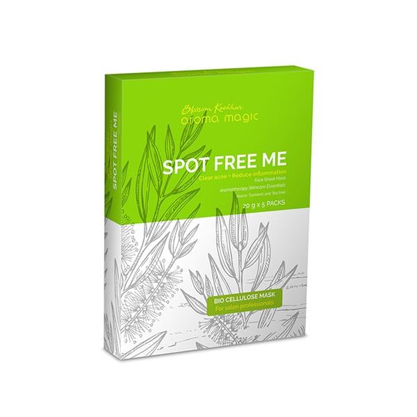 Netmeds | Aroma Magic Bio Cellulose Face Sheet Mask - Spot Free Me (Pack of 5 x 20 gm)