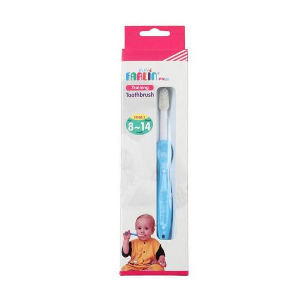 Netmeds | Farlin Training Toothbrush (8 - 14 months) - Blue 1's
