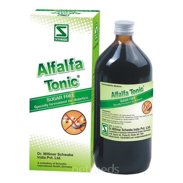 Dr. Willmar Schwabe Alfalfa Sugar Free Diabetic Tonic 500 ml - Speciality Medicine