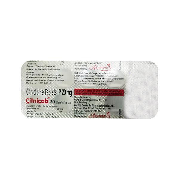 Clinicab 20mg Tablet 10'S - Hypertension-Cal