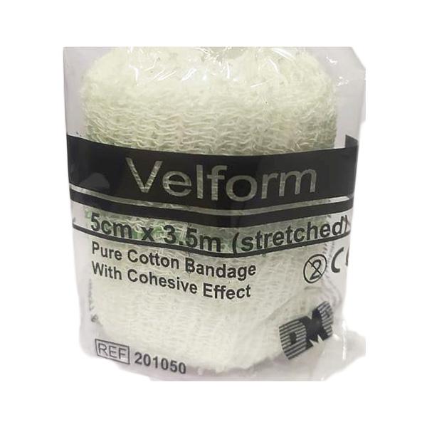 Velform Cotton Bandage (201050) (5 cm x 3.5 mtr) 1's - Bandages