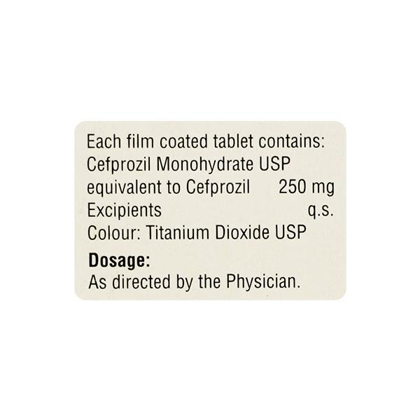 ZALOZIL 250 Tablet 6's - Bacterial Infections-Cep