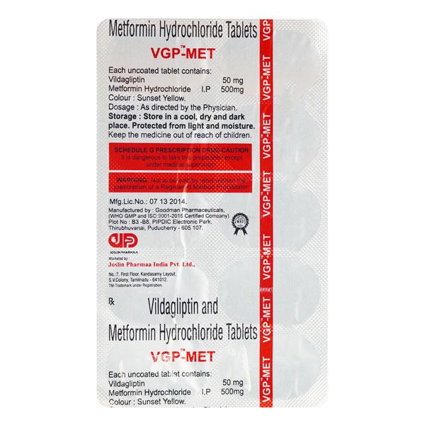 VGP MET Tablet 10's - Diabetes-Ant