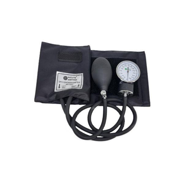 Sahyog Wellness Manual Aneroid Sphygmomanometer Blood Pressure Monitor - Black 1's - Blood Pressure Monitors