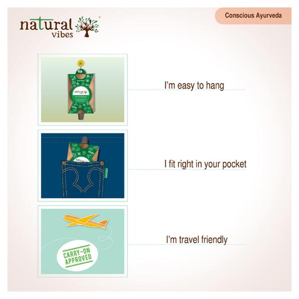 Natural Vibes Ayurvedic 4-in-1 Shower Gel Travel Essential Kit 30 ml - Shower Gels & Body Wash