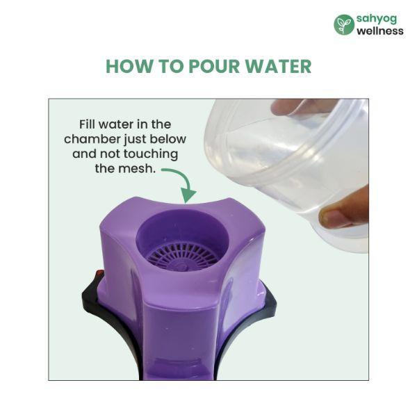 Sahyog Wellness Sturdy Vaporizer - Purple - Nebulizers / Vaporizer