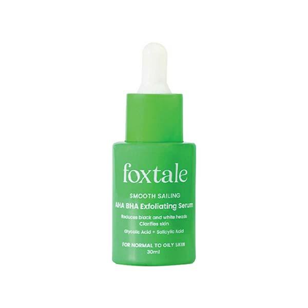 Foxtale Smooth Sailing Aha Bha Exfoliating Serum Reduces Excess Oil and Bumpy Texture 30 ml - Toners
