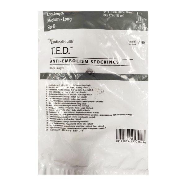 Ted Anti Embolism Knee Length Stocking (Medium - Long) (7480) 1's - Knee/Leg Supports