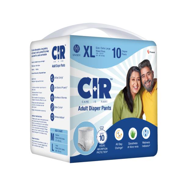 Netmeds | CIR Adult Diapers - Pants (XL) 10's