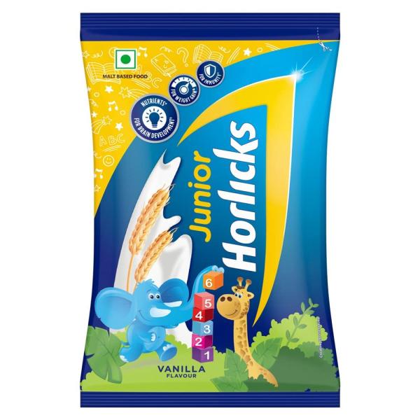 Netmeds | Junior Horlicks (2 to 6 Years) Powder - Vanilla (Pouch) 400 gm