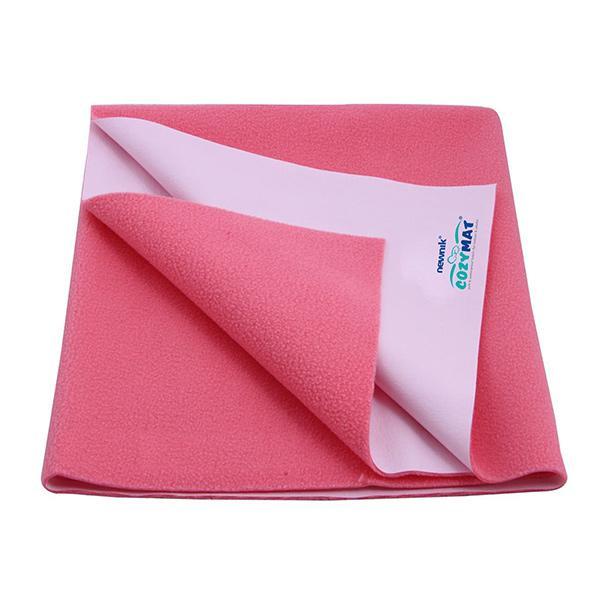 Netmeds | Cozymat Waterproof Bed Protector (M) - Salmon Rose