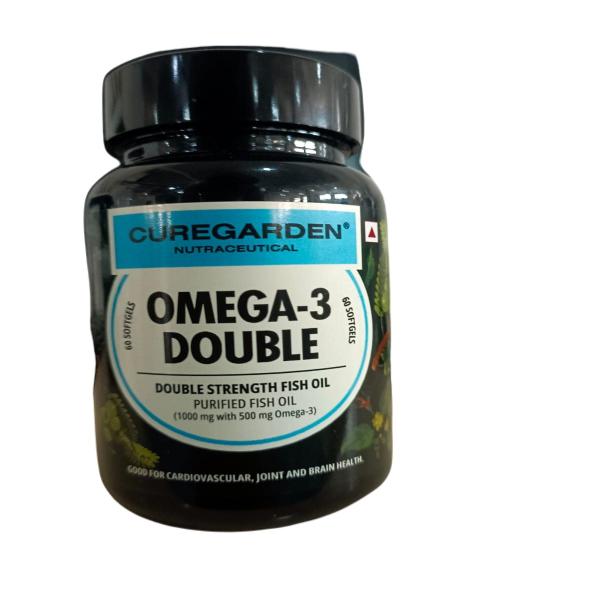 Netmeds | CureGarden Omega 3 Double SoftGels 60's