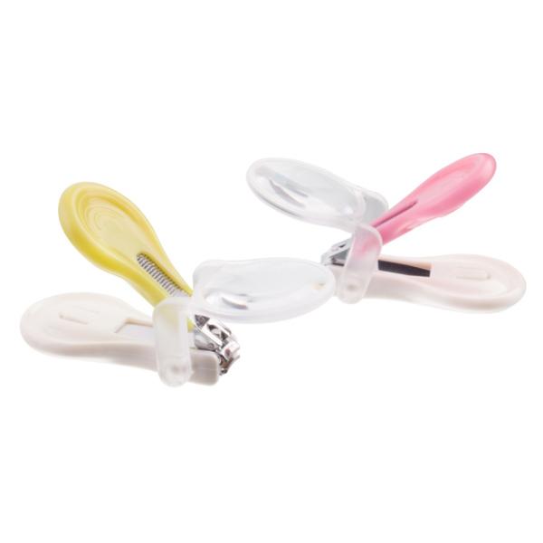 Netmeds | Farlin Deluxe Nail Clipper with Magnifier - Pink & Yellow 1's