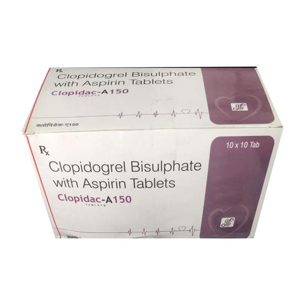 CLOPIDAC A 150 Tablet 10's - Blood Clot-Ant