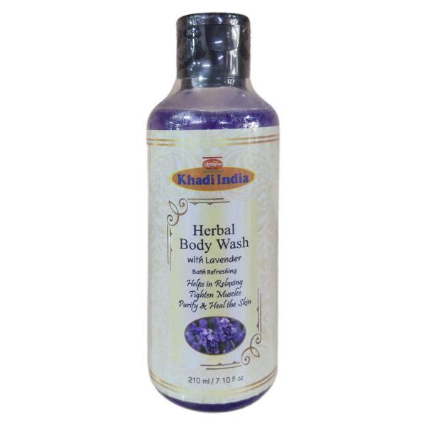 Khadi Herbal Body Wash - Lavander 210 ml