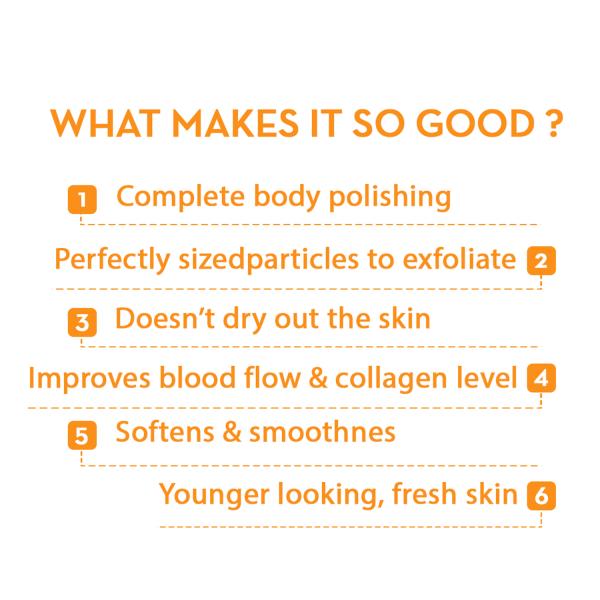 CGG Cosmetics 3 in 1 Gentle Scrub 100 gm + Gel Exfoliating Body Scrub 250gm - Vitamin C - Scrubs & Exfoliants