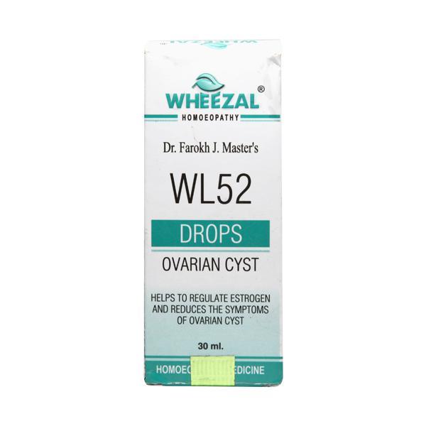 Wheezal Wl-52 Ovarian Cyst Drops 30ML - Homeopathic Drops