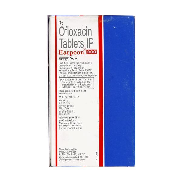 Harpoon 200mg Tablet 10'S - Bacterial Infections-Qui
