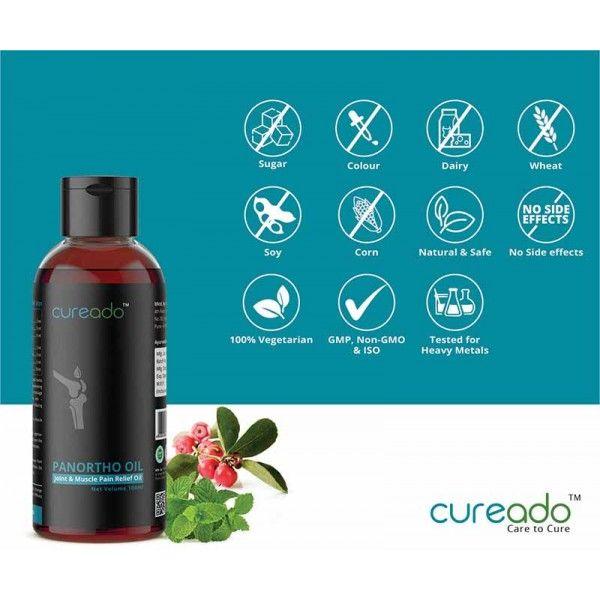 Cureado Panortho Pain Relief Oil 100 ml - General Health