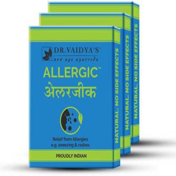 Dr. Vaidya's Allergic Pills (Pack of 3 x 24's) - Speciality Medicines