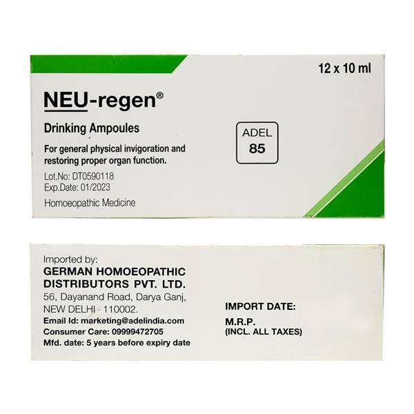 Netmeds | Adel 85 NEU-regen Ampoule 10 ml 12's