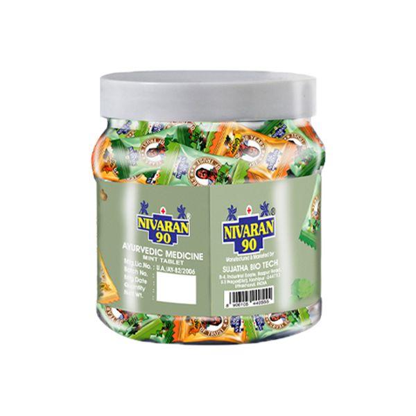 Nivaran 90 Cough Cure Lozenges Jar (Pack of 2 X 100) 1's - Speciality Medicines