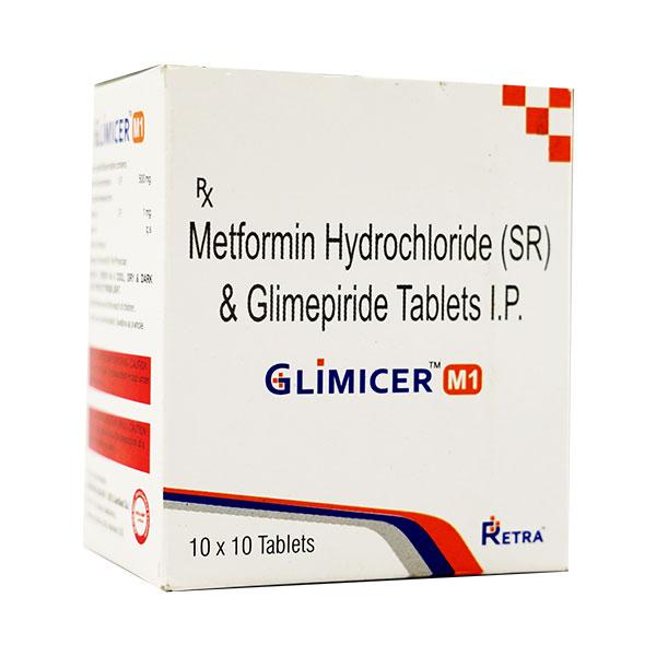 GLIMICER M1 Tablet 10's - Diabetes-Ant