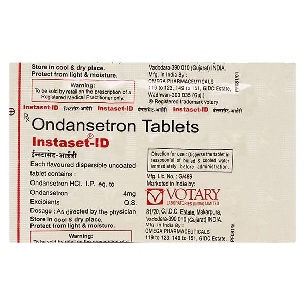 INSTASET ID Tablet 15's - Vomitting/Emesis-Ant