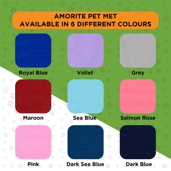Amorite Waterproof Dog Bed Sheet For Bed Protector (Large 100Cm X 140Cm) Violet 1's - Pet accessories