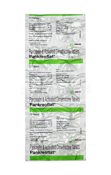 Pankreoflat Tablet 10'S - Digestion-Dig
