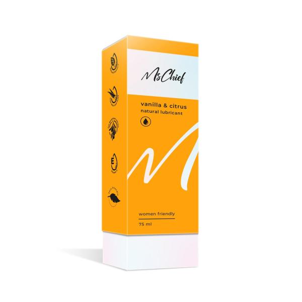 MsChief Vanilla And Citrus Lubricant 75 ml - Flavoured Lubes