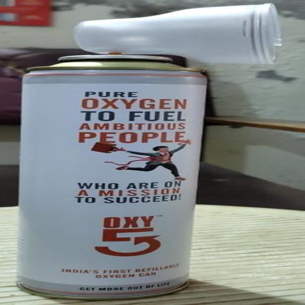 Oxy5 Refillable Portable Oxygen Can 5 Litre - Oxygen Cylinder